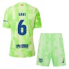 Officiële Voetbalshirt + Korte Broek FC Barcelona Gavi 6 Derde 2024-25 - Kids